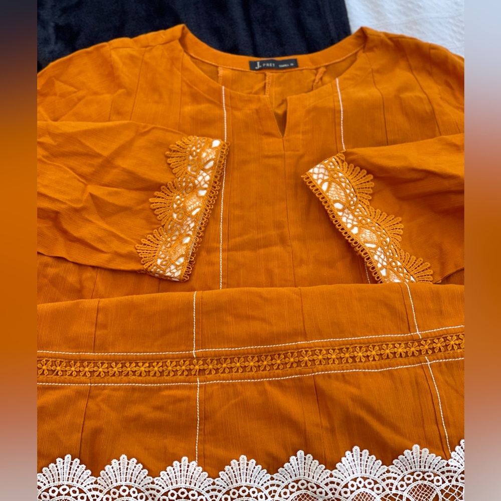 J dot small kurta kameez frock